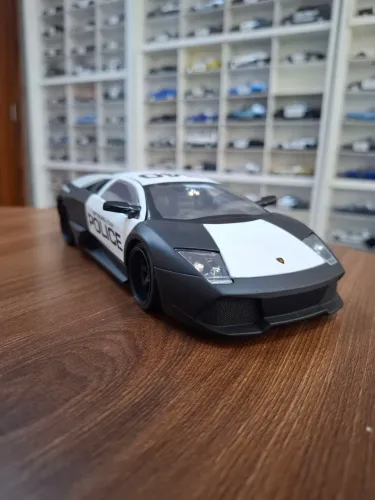 Miniatura Police Jada 1/24 Lamborghini Murciélago Lp 640