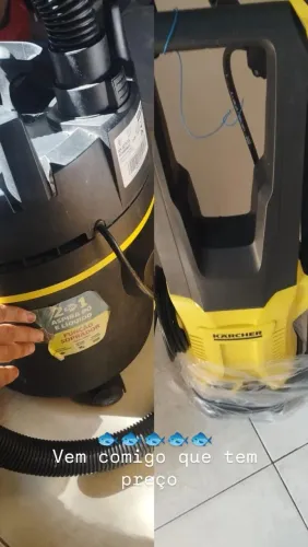 Lavadora Wap Karcher e aspirador 2 em 1 