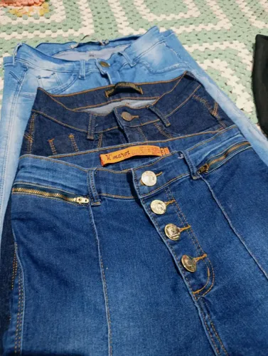 3 Calça jeans T:40