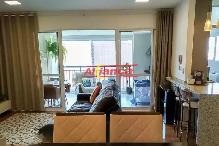 Apartamento - 100m² - Varanda e 2 vagas - Picanço - Guarulhos
