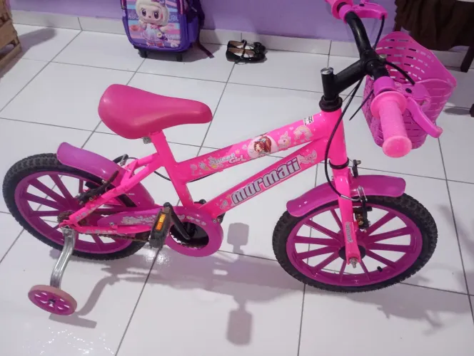 Vendo essa bicicleta semi nova aro 16