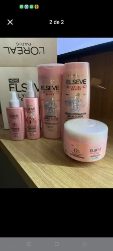 Kit com 5 itens L'Oréal #cabelo #presente