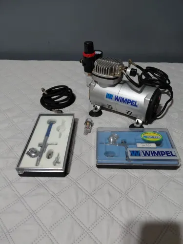 Compressor WIMPEL - Modelo comp-1 bivol + 2 canetas e um filtro.