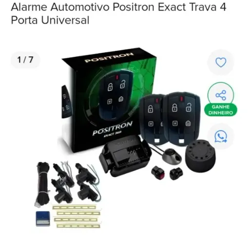Alarme e travas pósitron novo lacrado
