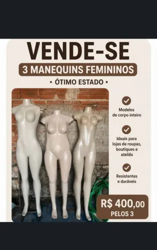 3 manequins