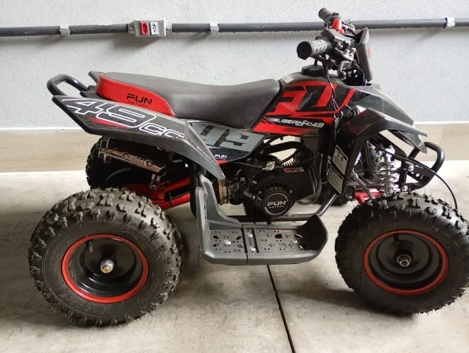 Quadriciclo 49cc 2 tempos partida elétrica mini moto Buggy 