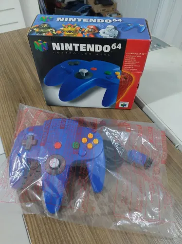 Controle Nintendo 64 na caixa zerado