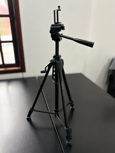 Tripé Profissional Câmera e Celular