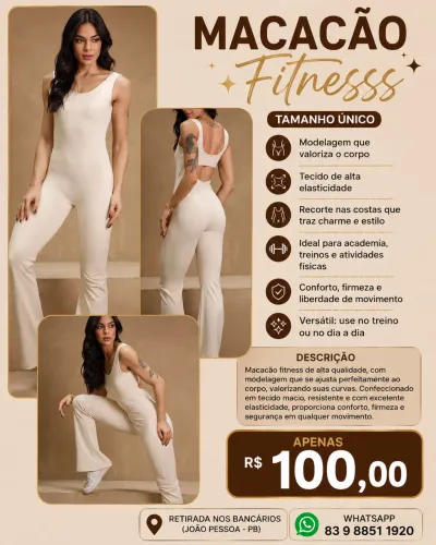 Macacão Fitness