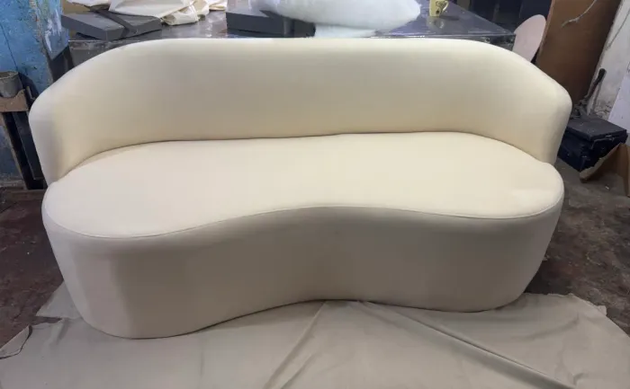 Sofá Orgânico em Suede