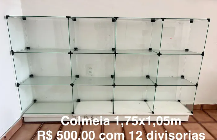 Vende-se Colmeias de Vidro em estado de novo