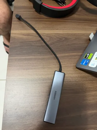 Hub USB C 5 em 1 adaptador multiportas 4K HDMI