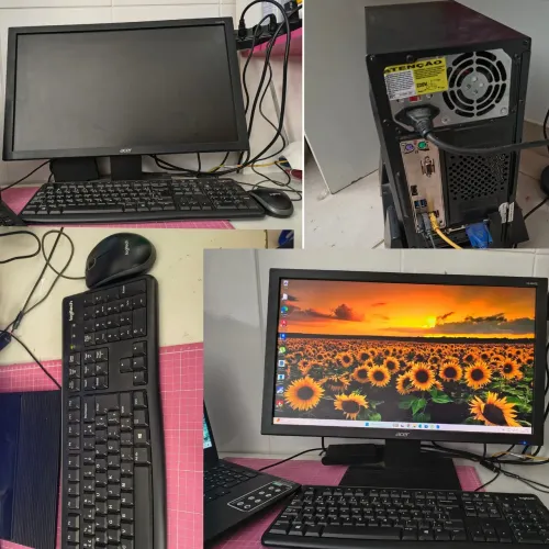 ? Computador Completo Intel i3 + Monitor Acer 24" - Excelente Estado