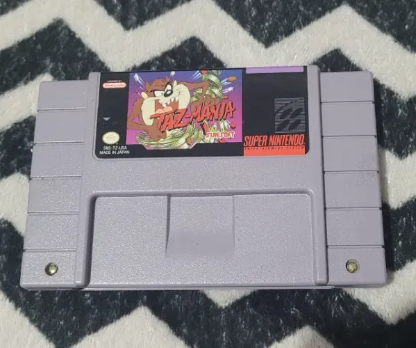 Jogo Taz-Mania Original para Super Nintendo SNES