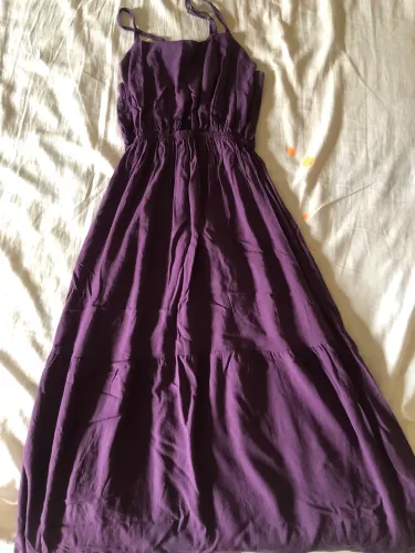 Vestido longo roxo