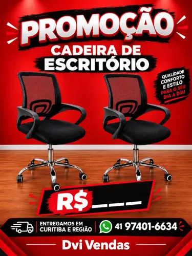 Cadeiras de Escritório Giratória Novas PROMOÇÃO