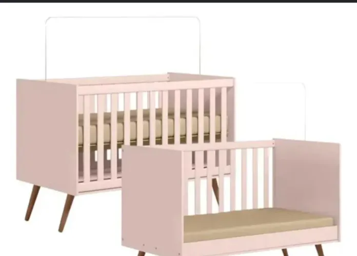 Berço americano rosa