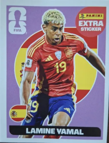 Figurinha legend Copa 2026 - YAMAL ROXA