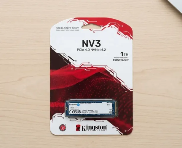 SSD Kingston NV3 1TB NVMe M.2 PCIe 4.0 - Novo Lacrado | Até 6000 MB/s