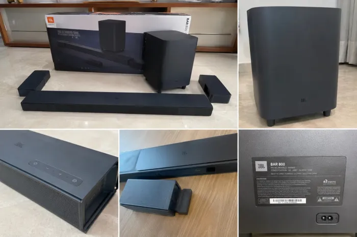 JBL Bar 800 Dolby Atmos 5.1.2 + Subwoofer Sem Fio | Sem Controle