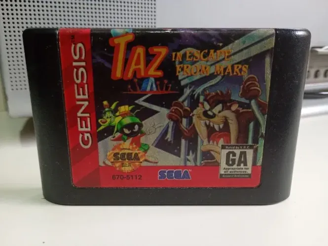 Taz Escape from Mars original SEGA GENESIS / Mega Drive americano