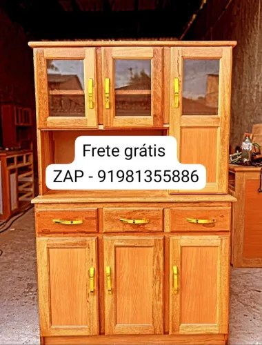 ARMÁRIO - COZINHA 3 PORTAS NOVO 