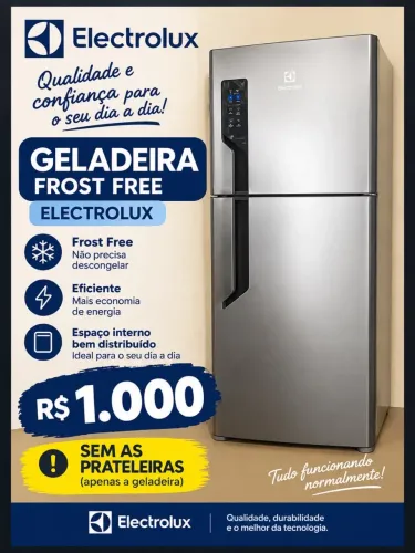 GELADEIRA ELECTROLUX FROST FREE