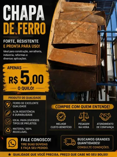 CHAPA DE FERRO
