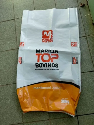 10 unidades de sacos de ráfia novos - tamanhos 55x90cm para 30kg.