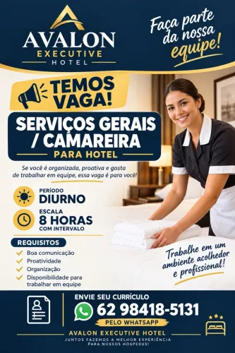Estamos contratando / início imediato
