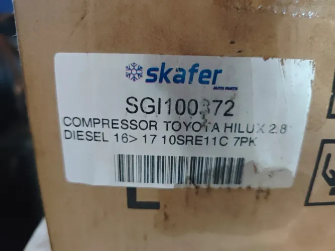 Compressor ar condicionado Toyota Hilux