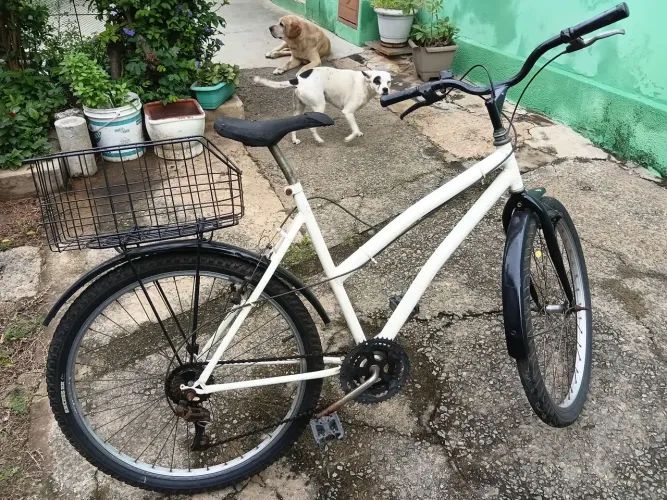 Três Bicicletas usadas