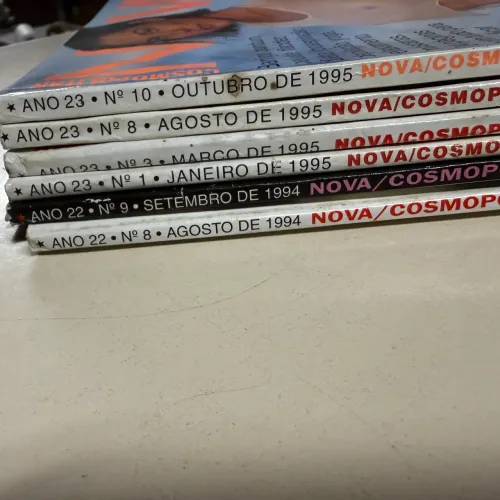 6 revistas nova Cosmopolitan 1994-1995