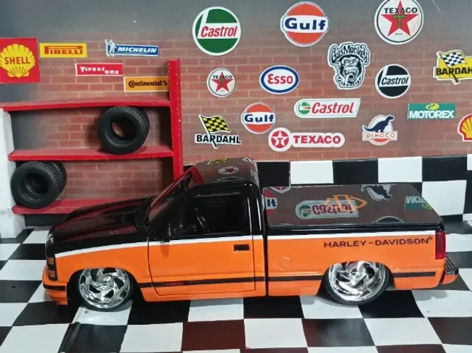 Miniatura Silverado 1/24