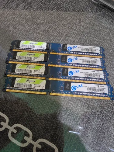 Memorias ddr 3 16gb total 4 modulos de 4gb