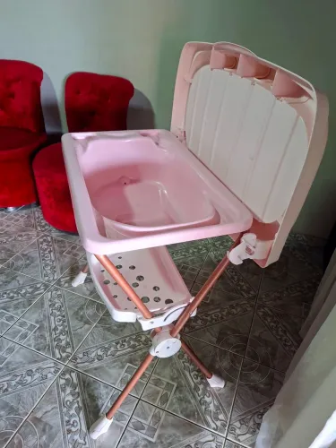 Banheira com Suporte e trocador Galzerano