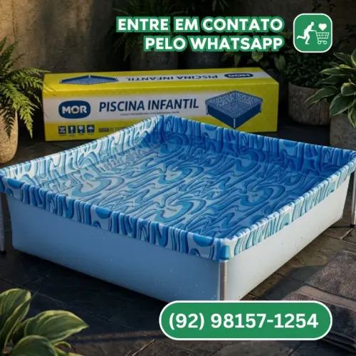 Piscina de Montar 400 litros Infantil para Crianças