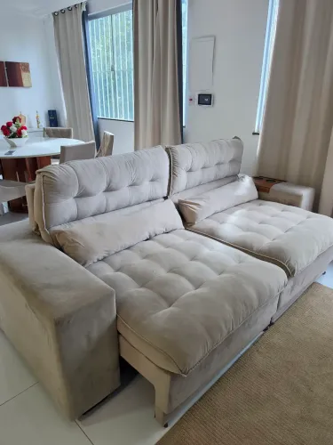 Sofa retrátil e reclinável 3,12m