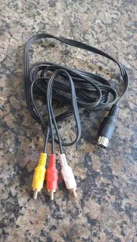Cabo AV para mega drive 1 e 2 novo