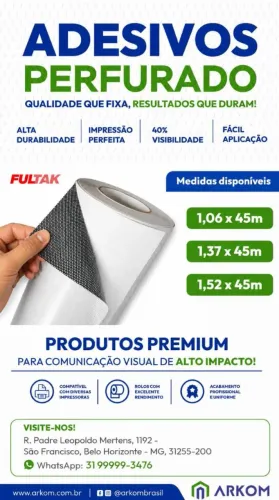 Perfurados/Citru para campanha política (rolos) 