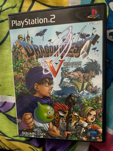 Dragon Quest V PS2 Original Japonês Completo (CIB) - Square Enix