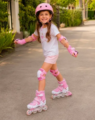 Patins rosa da marca Oxer