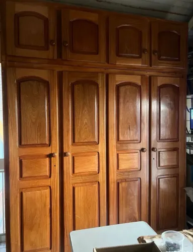 Guarda roupa de madeira parcelo no cartão
