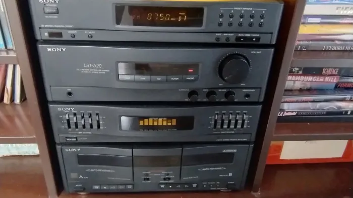 Sony LBT-A20 + Phono PS-LX49BR + Caixas SS-B1220