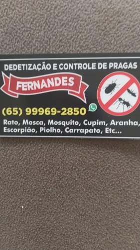 Dedetização e controle de pragas.