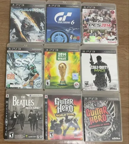 09 Jogos originais para Playstation 3