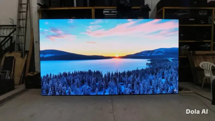 Painel LED 4x2 metros