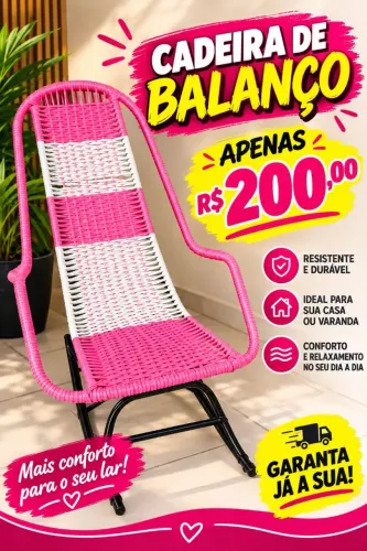 CADEIRA DE BALANÇO 200,00