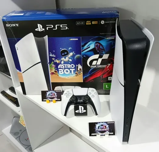 Playstation 5 Slim 825GB digital. Garantia 3 meses aqui na LOJA FABGAMES. Loja física