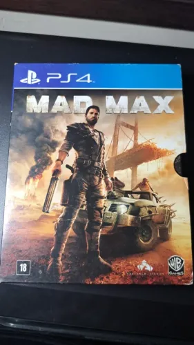 mad max jogo ps4 + blu ray filme mad max